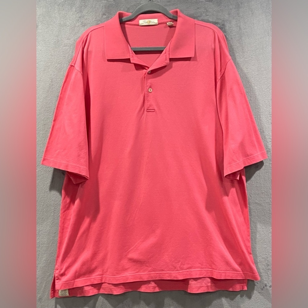 Peter Millar Polo Shirt Mens Extra Large Pink Golf Summer Comfort Performance
